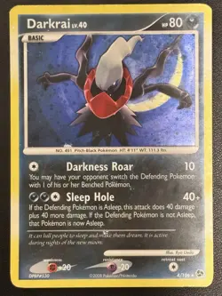 POKEMON DARKRAI 4/106 HOLO RARE GREAT ENCOUNTERS - Image 2