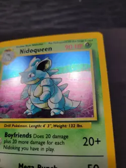 NM Nidoqueen 7/64 Error Holo Jungle 1999 Pokemon TCG No Set Symbol - Image 4