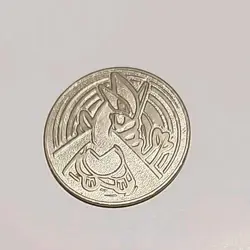 Vintage Pokemon TCG Lugia Promo Collectible Silver Token Coin Nintendo WOTC - Image 3