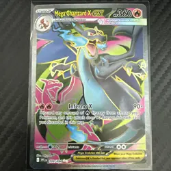 Pokemon TCG Mega Charizard X ex 109/094 Holo Phantasmal Flames Ultra Rare UR NM+ - Image 2