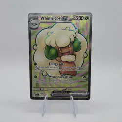 Pokemon TCG Whimsicott ex 157 White Flare Full Art Ultra Rare Scarlet Violet - Image 1