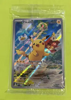 Pikachu #27 Sealed Promo Card Pokemon TCG Black Star Promo Paldea Evolved Promo - Image 1