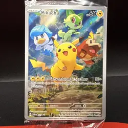 Pikachu #27 Sealed Promo Card Pokemon TCG Black Star Promo Paldea Evolved Promo - Image 1