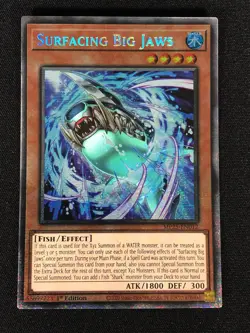 Yugioh Surfacing Big Jaws MP25-EN012 1st Starlight (NM) - Image 1