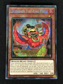Yugioh Legendary Fire King Ponix MP25-EN048 1st Starlight (NM) - Image 1
