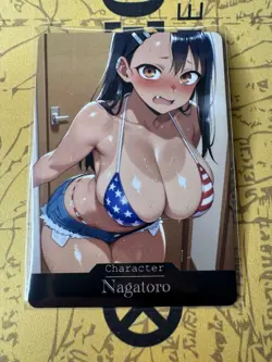 Nagatoro Don’t Toy With Me ACG Goddess Story Waifu Anime Custom Card - Image 1