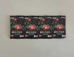 Lot of 4 - One Piece Wings Of The Captain OP-06 Booster Packs English - Image 1