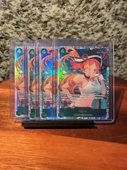 Nami x4 OP14-031 SR THE AZURE SEA'S SEVEN ENGLISH OP14 One Piece TCG Playset x4 - Image 1