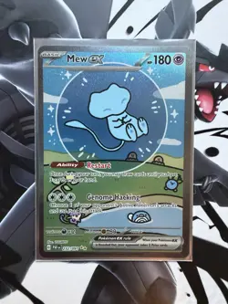 Pokemon TCG SV Paldean Fates Mew ex Bubble Mew 232/091 Special Illustration Rare - Image 1