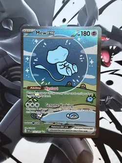 Pokemon TCG SV Paldean Fates Mew ex Bubble Mew 232/091 Special Illustration Rare - Image 2