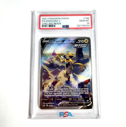 Zeraora V 166/198 PSA 10 - GEM MINT: 2021 Pokemon Chilling Reign Alt Art - Image 1
