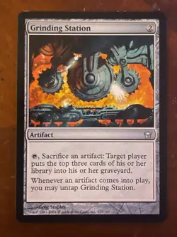 MTG Magic the Gathering Fifth Dawn Grinding Station LP - Image 1