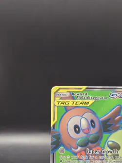 Pokemon TCG Rowlet & Alolan Exeggutor GX (Full Art) 214/236 SM-Unified Minds NM - Image 2