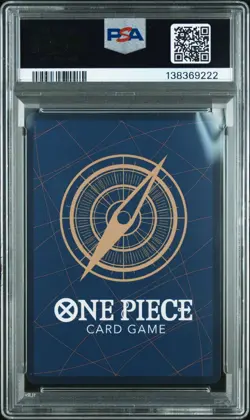 2025 ONE PIECE OP11-A FIST OF DIVINE SPEED 080 GEAR TWO ALTERNATE ART ENG PSA 10 - Image 2
