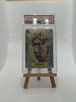 ONE PIECE ENGLISH OP11-A FIST OF DIVINE SPEED 057 SHIRAHOSHI PSA 10 - Image 1