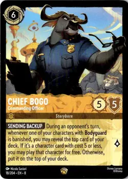 Chief Bogo- Commanding Officer Legendary Reign of Jafar 18/204 NM - Image 1