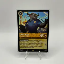 Chief Bogo - Commanding Officer 18/204 DISNEY LORCANA Reign of Jafar LEGENDARY - Image 1
