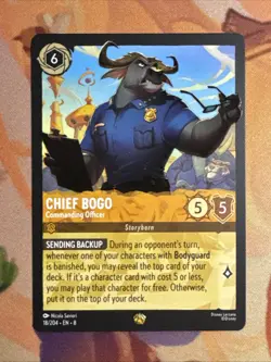 Chief Bogo- Commanding Officer 18/204 Reign of Jafar Regular - Image 1