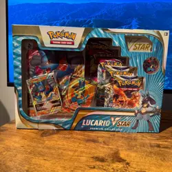 Pokemon TCG: Lucario VSTAR Premium Collection Box | Brand New and Sealed - Image 1
