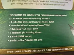 Pokemon TCG Kleavor VSTAR Premium Collection Box Bundle Sealed - Image 4