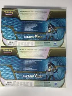 Lot of (2) Pokemon - Pokemon TCG: Lucario VSTAR Premium Collection NEW - SEALED - Image 2
