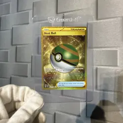 Pokemon TCG Nest Ball 255/198 Sv01 Gold Holo Card Scarlet & Violet Base Set NM - Image 3