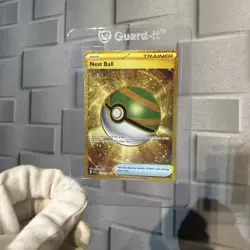 Pokemon TCG Nest Ball 255/198 Sv01 Gold Holo Card Scarlet & Violet Base Set NM - Image 4