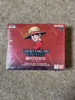 One Piece TCG: OP13 Carrying On His Will Booster Box FACTORY SEALED NEW (UK) - Image 1