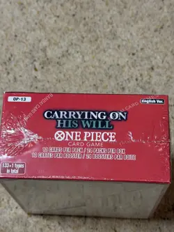 One Piece TCG: OP13 Carrying On His Will Booster Box FACTORY SEALED NEW (UK) - Image 2