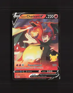 Lance's Charizard V SWSH133 Sword & Shield Black Star Promo Holo Pokemon Card NM - Image 1
