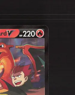 Lance's Charizard V SWSH133 Sword & Shield Black Star Promo Holo Pokemon Card NM - Image 4