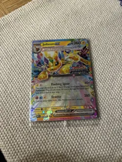 Jolteon EX 030/131 Prismatic Evolutions Stamped Promo Sealed Pokemon TCG - Image 1