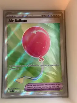 Pokemon TCG - Air Balloon Ultra Rare ME01: Mega Evolution 166/132 NM - Image 1