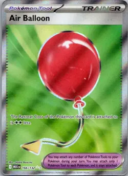 Pokemon TCG Air Balloon Ultra Rare ME01: Mega Evolution 166/132 NM - Image 1