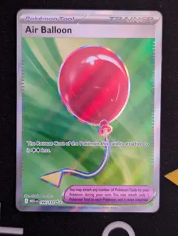 Air Balloon 166/132 Ultra Rare Full Art Pokemon TCG Mega Evolution NM - Image 1