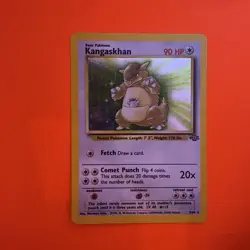 1999 WOTC Pokemon TCG Kangaskhan 05/64 Jungle Holo Unlimited Vintage LP - Image 1