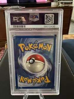 1999 POKEMON BASE SET UNLIMITED #11 NIDOKING-HOLO PSA 7 - Image 2