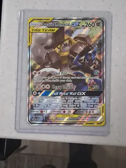 Pokemon TCG Lucario & Melmetal Tag Team GX SM192 Holo Promo Card Sun & Moon - Image 1
