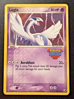Pokemon Rocks America 2005 Lugia 29/115 EX Unseen Forces Card Rare HP - Image 1