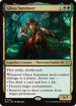 ~ Glissa Sunslayer ~ NM ~ Commander: Lorwyn Eclipsed ~ MTG ~ - Image 1