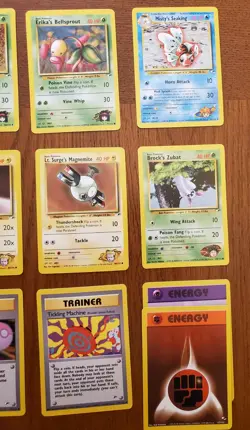 Lot of 16 Pokemon Gym Heroes VINTAGE Cards - Common/Uncommon - Image 3