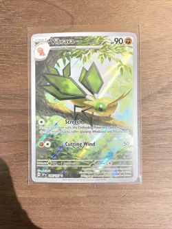 Pokemon Card - Vibrava 206/191 Surging Sparks Illustration Rare Full Art - Image 1