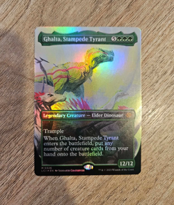 Ghalta, Stampede Tyrant - Showcase Foil - NM - Image 1