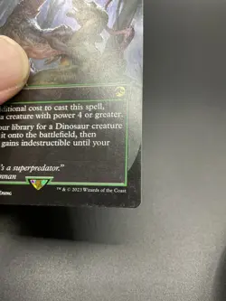 Savage Order (borderless) MTG Universes Beyond: Jurassic World Collection #0006 - Image 4