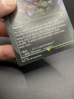 Savage Order (borderless) MTG Universes Beyond: Jurassic World Collection #0006 - Image 5