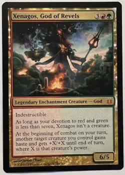 MTG Xenagos, God of Revels-Born of the Gods NM-M - Image 1