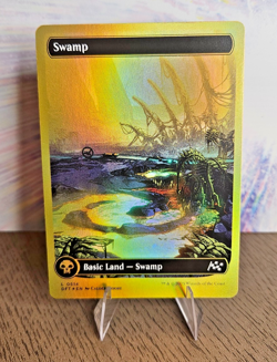 MTG Basic Land - Swamp (First-Place Foil) - Aetherdrift (DFT) L #0514 - Image 1