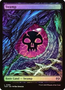 MTG FOIL Swamp (#289) - Tarkir: Dragonstorm #289 - Image 1