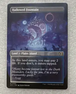 Hallowed Fountain (Borderless) - MTG Lorwyn Eclipsed Regular - NM/M - Image 2