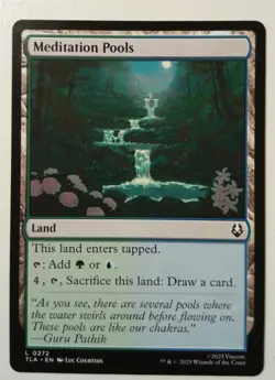 Meditation Pools *Land* Magic MtG x1 Avatar: The Last Airbender - Image 1